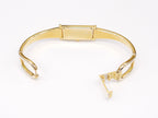 Gucci 1500L 18k Gold Plated bangle clip