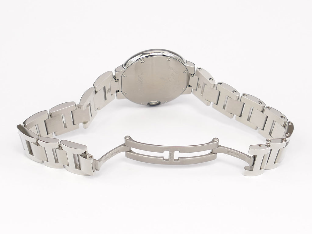 Cartier Ballon Bleu W6920071 stainless steel bi folding clasp