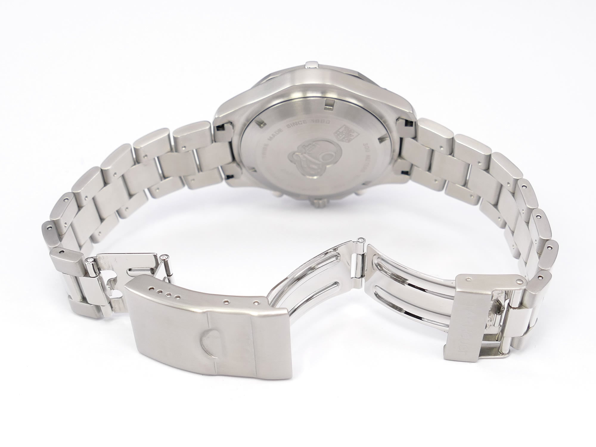 TAG Heuer Aquaracer CAF1111 stainless steel folding clasp