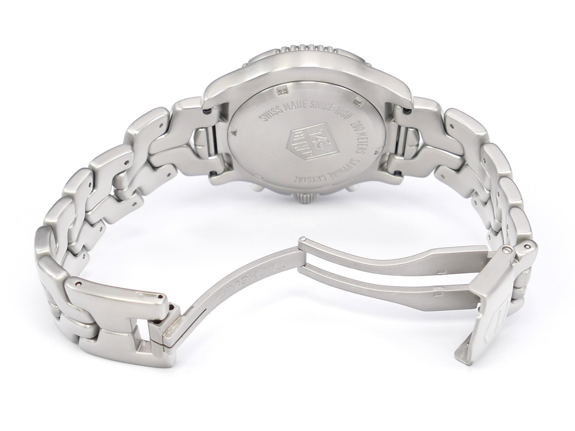 TAG Heuer Link CT1111 stainless steel folding clasp