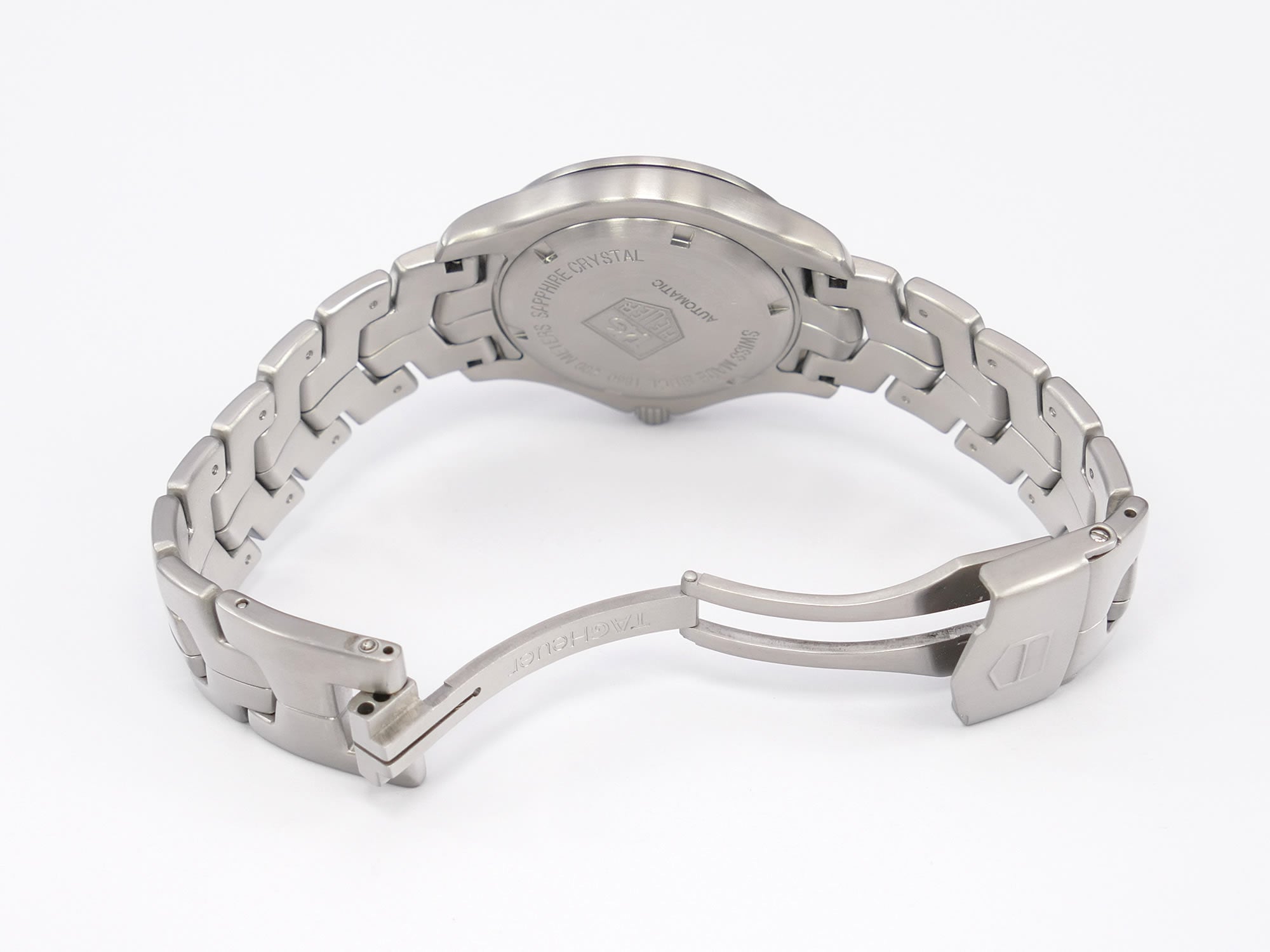 TAG Heuer Link WJF2110 stainless steel butterfly clasp