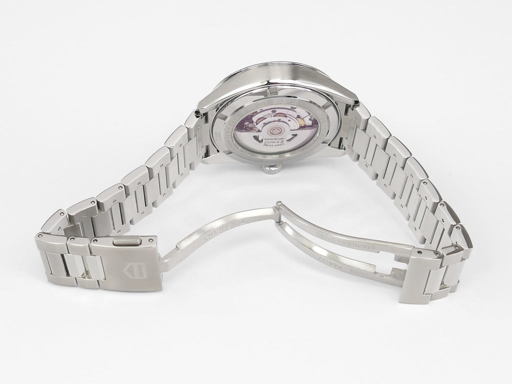 TAG Heuer Carrera WBN2111 stainless steel butterfly clasp