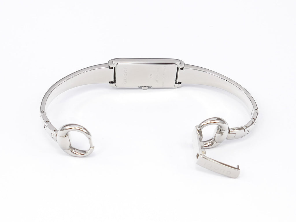 Gucci G-Line 109 Stainless Steel bangle clip