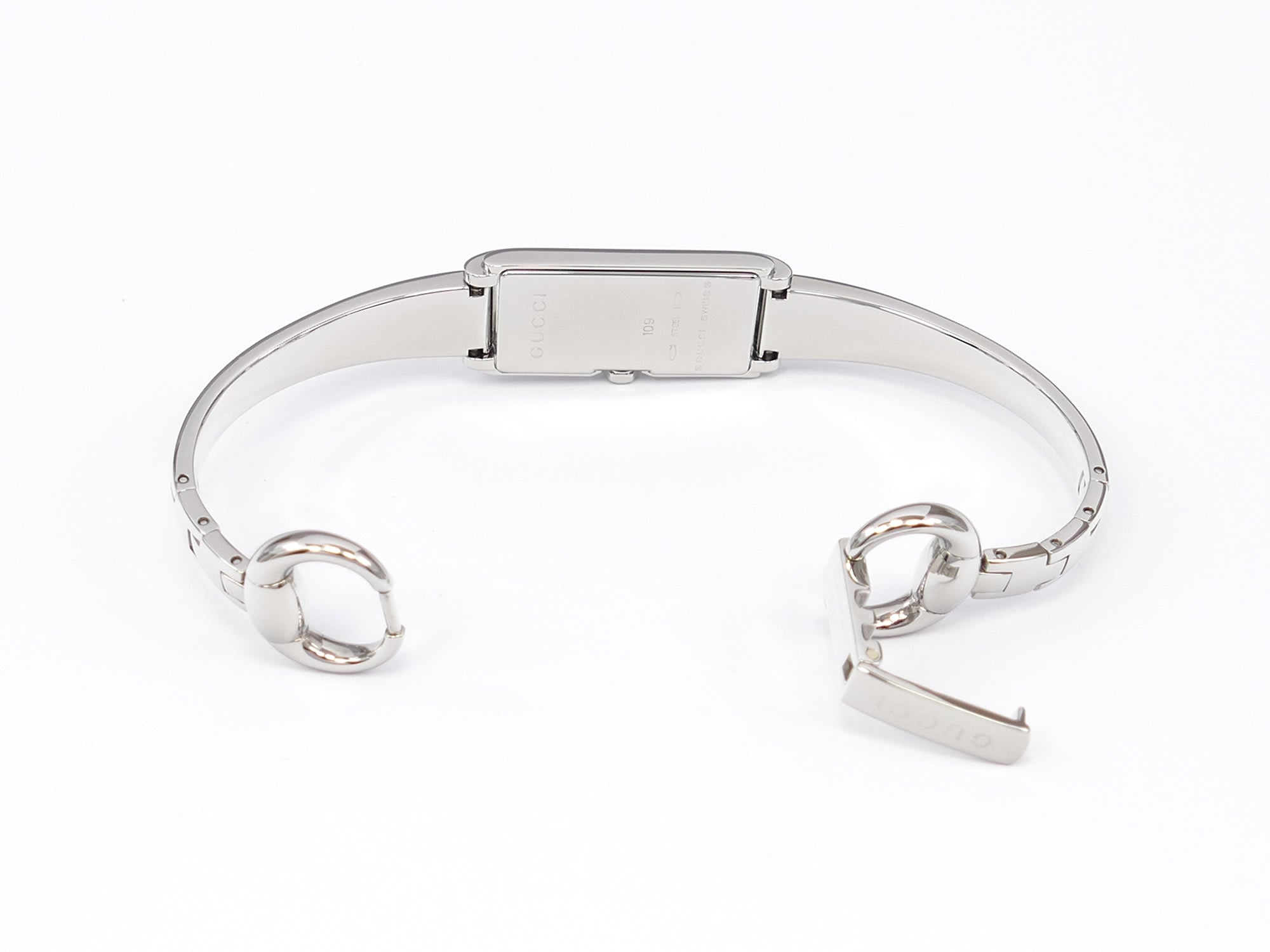 Gucci G-Line 109 Stainless Steel bangle clip