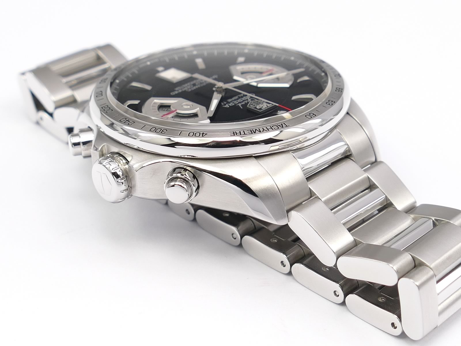 TAG Heuer Grand Carrera CAV511A.BA0902 lockable pushers