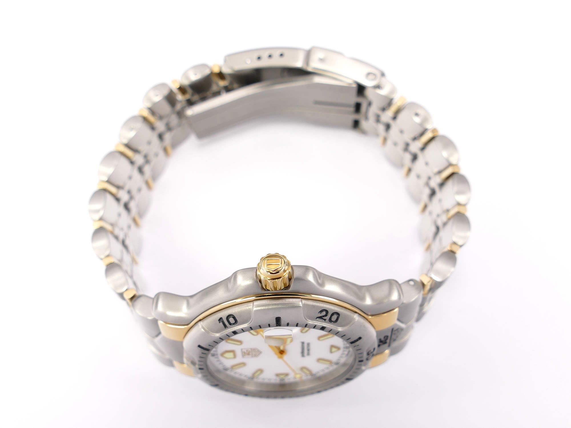 TAG Heuer 6000 WH1151-K1 18k Gold plated screw down crown