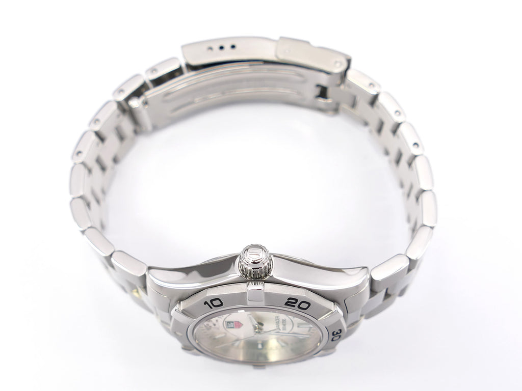 TAG Heuer Aquaracer WAF1412 stainless steel screw down crown