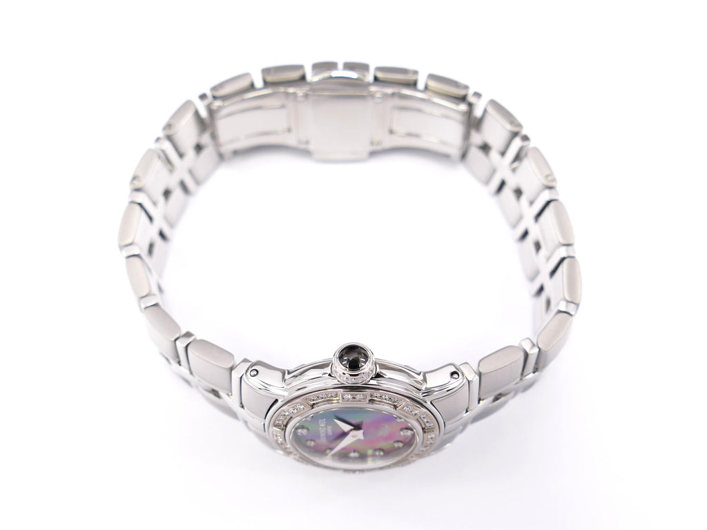 Raymond Weil Parsifal 9641 stainless steel crown with black cabochon