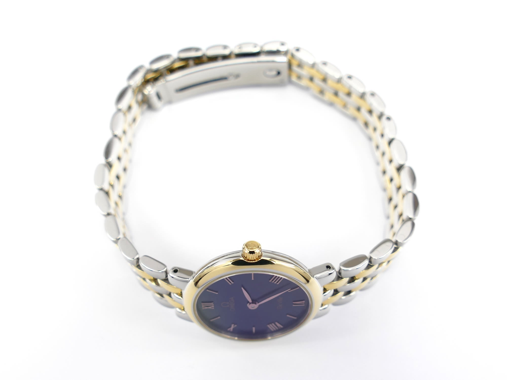 Omega De Ville 7260.83.00 18k gold crown