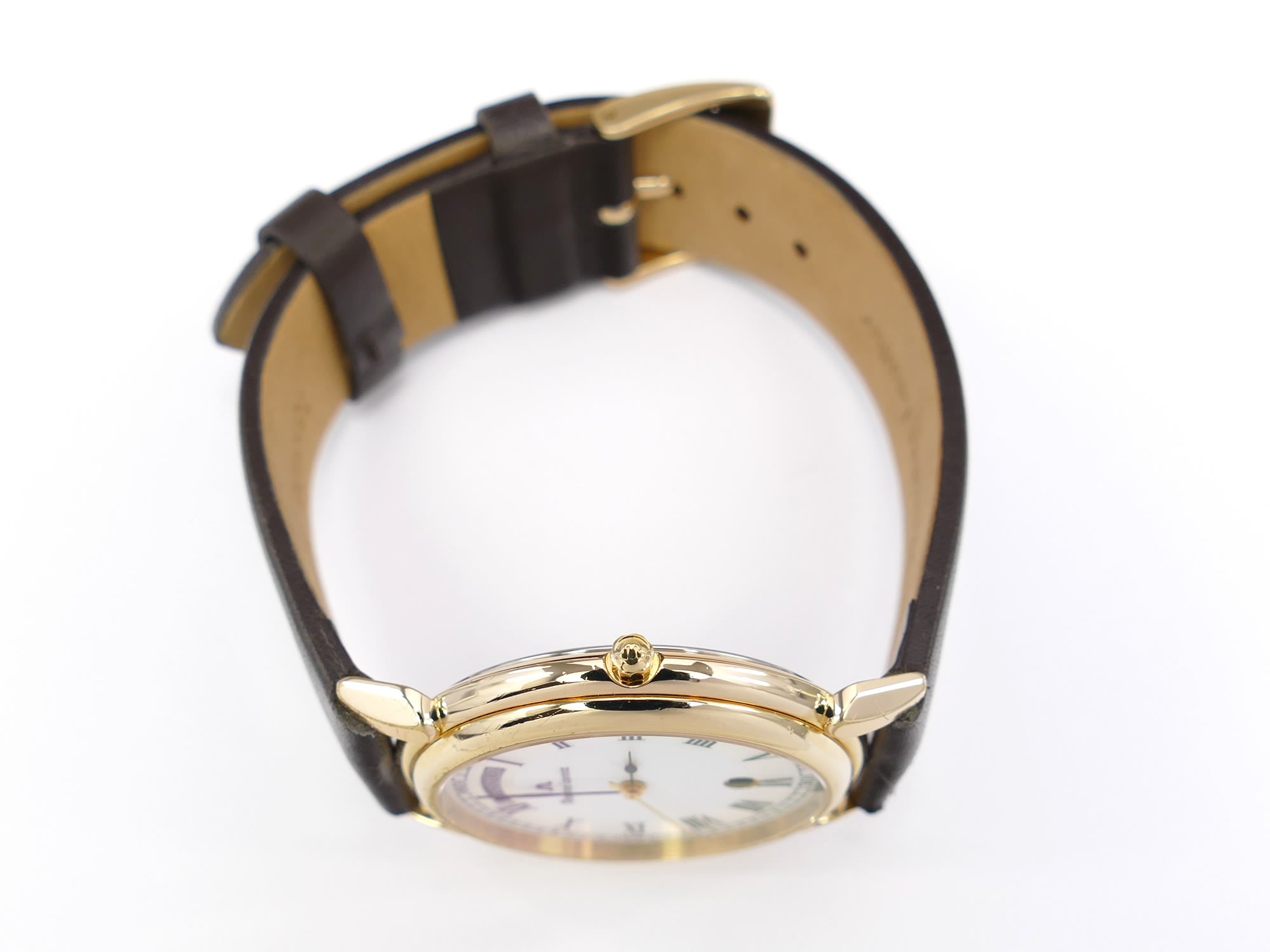 Maurice Lacroix Les Classiques 96575 18k gold plated crown