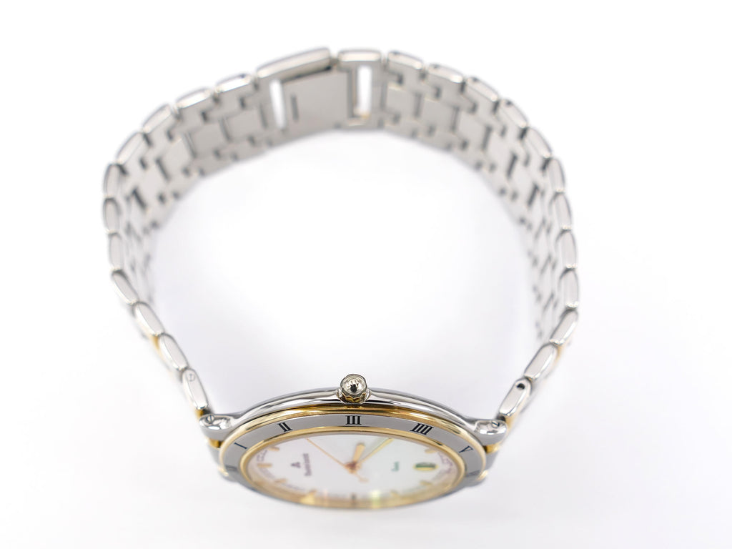 Maurice Lacroix Les Classiques 18k Gold Plated crown