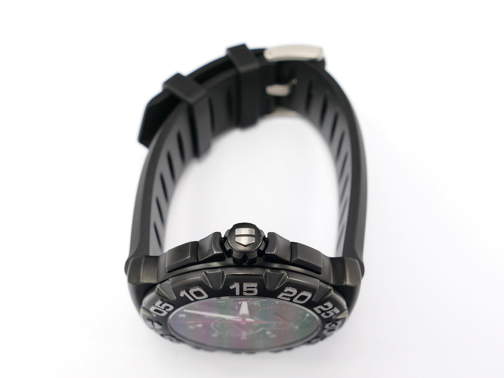 TAG Heuer Formula 1 CAH1012 black PVD coated stainless steel screw down crown
