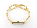Gucci 1500L 18k Gold Plated crown with black cabochon