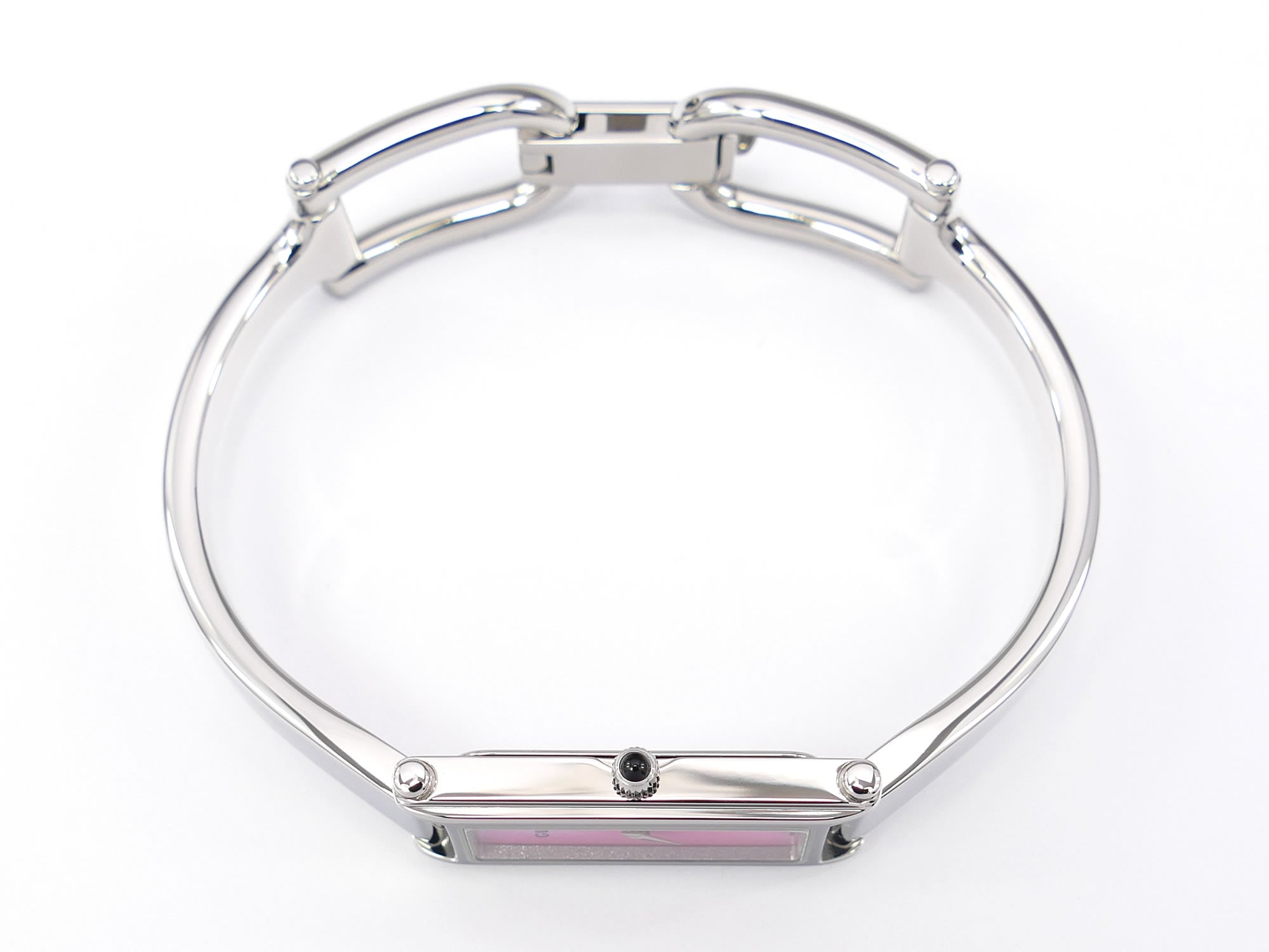 Gucci 1500L Stainless Steel crown with black cabochon