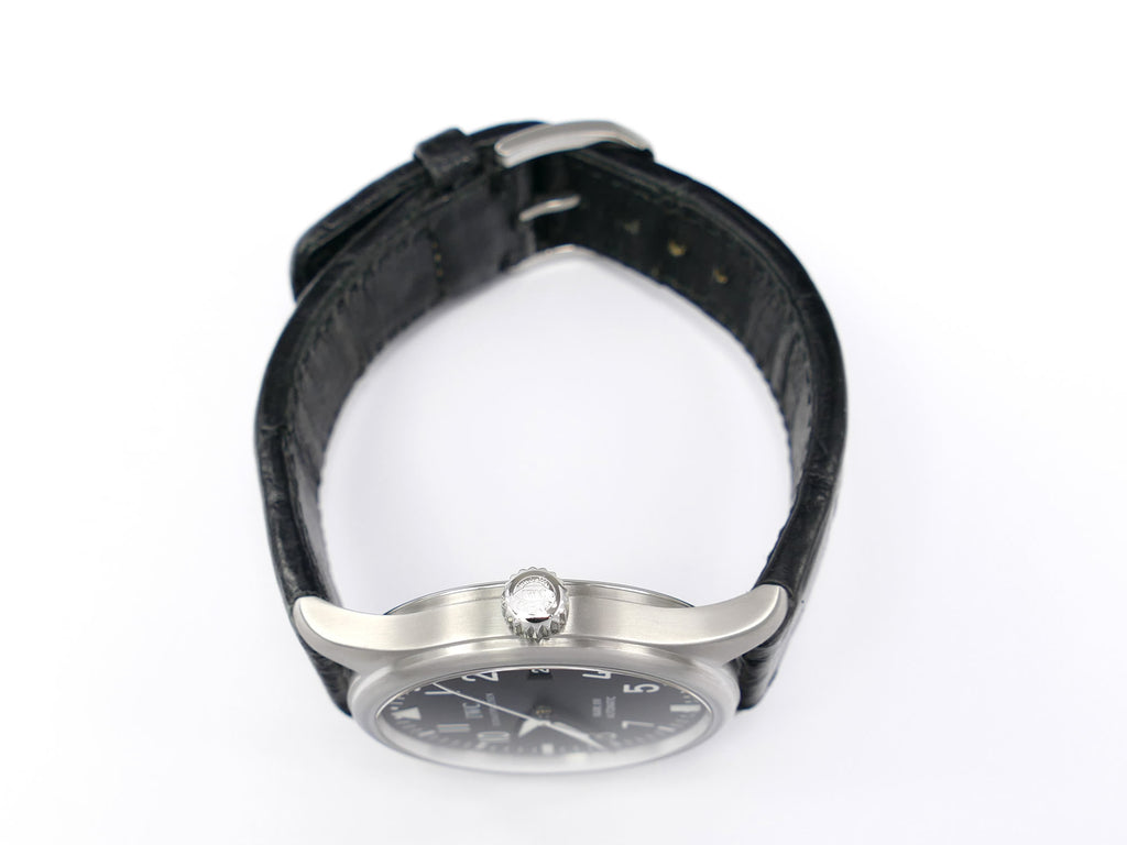 IWC Pilot Mark XVI stainless steel screw down crown