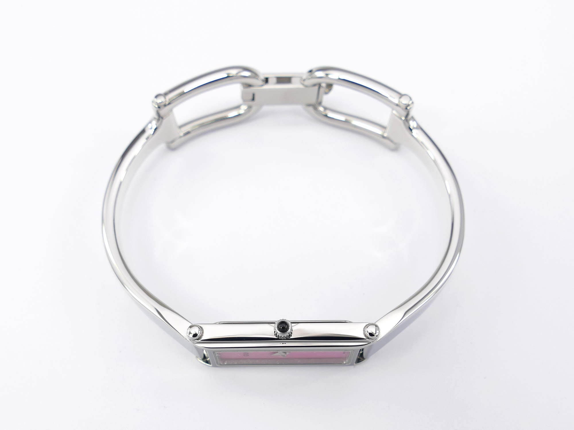 Gucci 1500L Stainless Steel crown with black cabochon