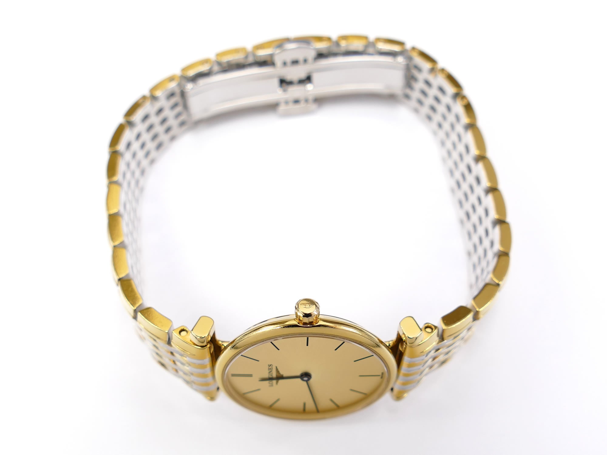 Longines La Grande Classique L4.209.2 Gold PVD crown