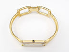 Gucci 1500L 18k Gold Plated crown with black cabochon
