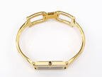 Gucci 1500L 18k Gold Plated crown with black cabochon