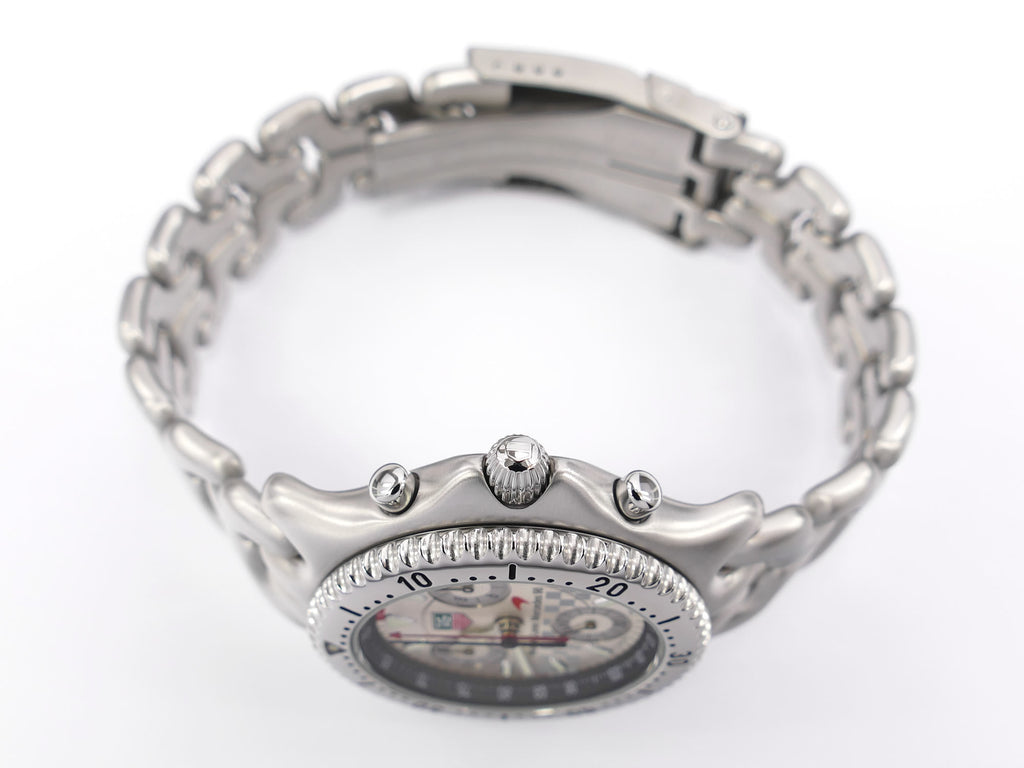 TAG Heuer SEL Chronograph CG1117 stainless steel screw down crown