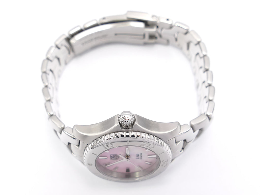 TAG Heuer Link WJ1315-1 stainless steel screw down crown