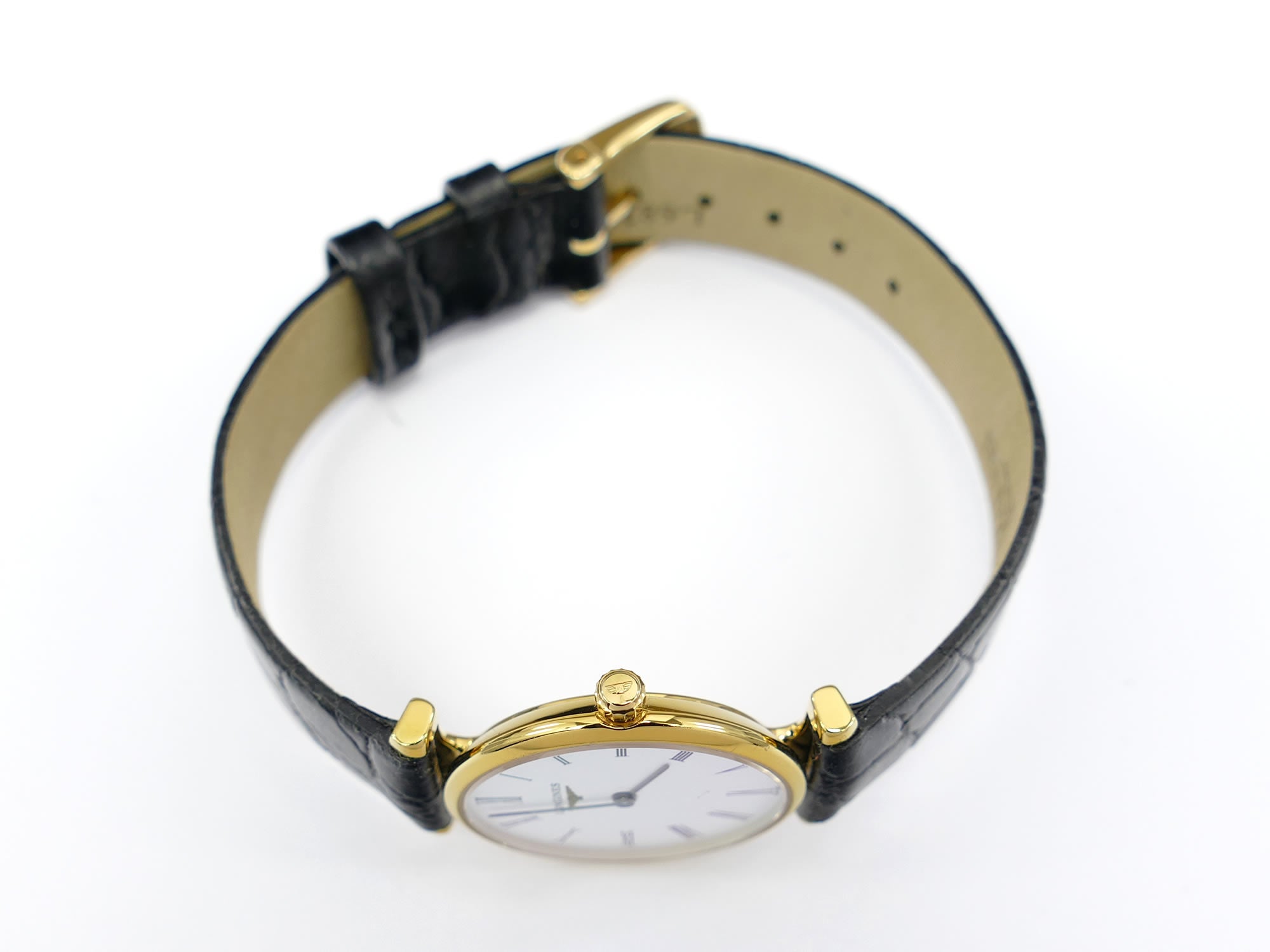 Longines La Grande Classique L4.209.2 Gold PVD crown