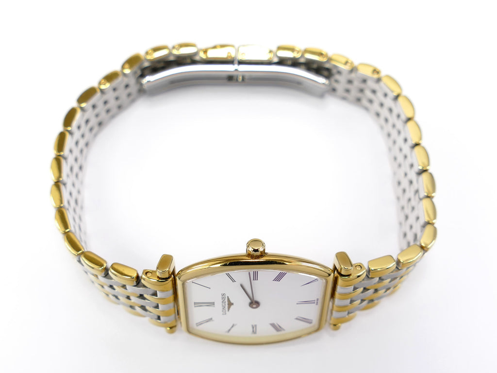 Longines La Grande Classique L4.205.2 Gold PVD crown