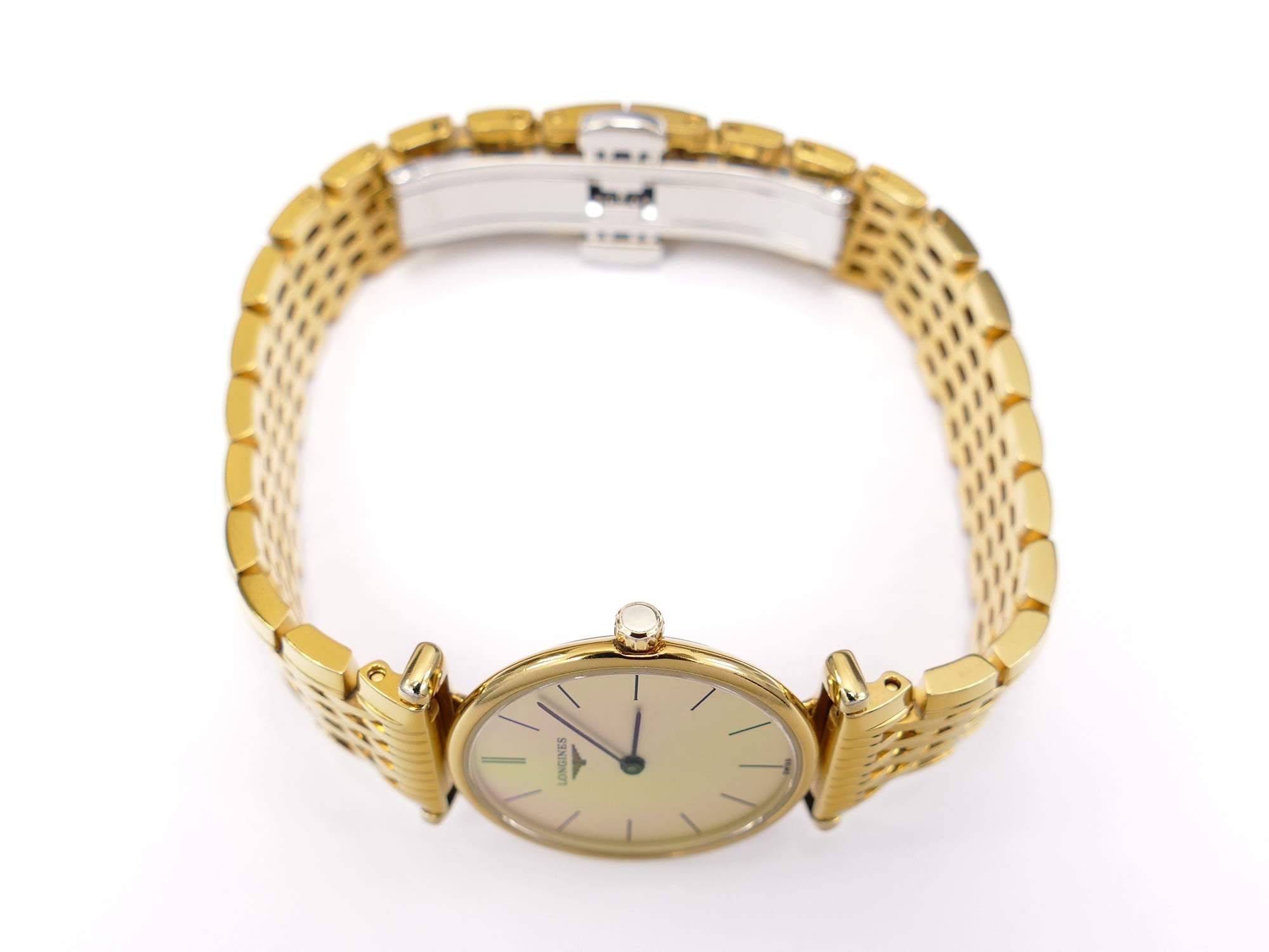 Longines La Grande Classique L4.135.2 Gold PVD crown