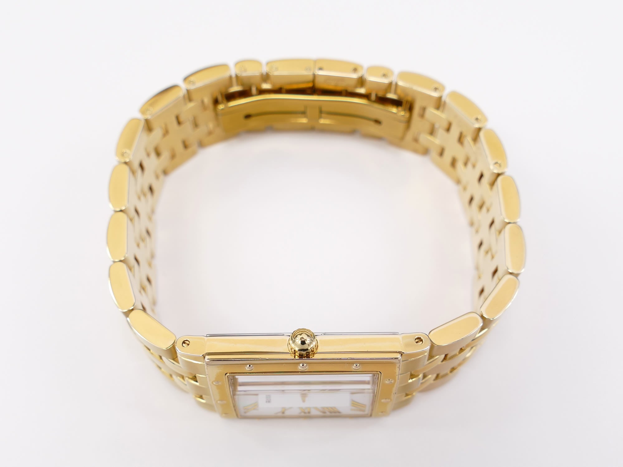 Raymond Weil Tango 5980 18k Gold Plated crown