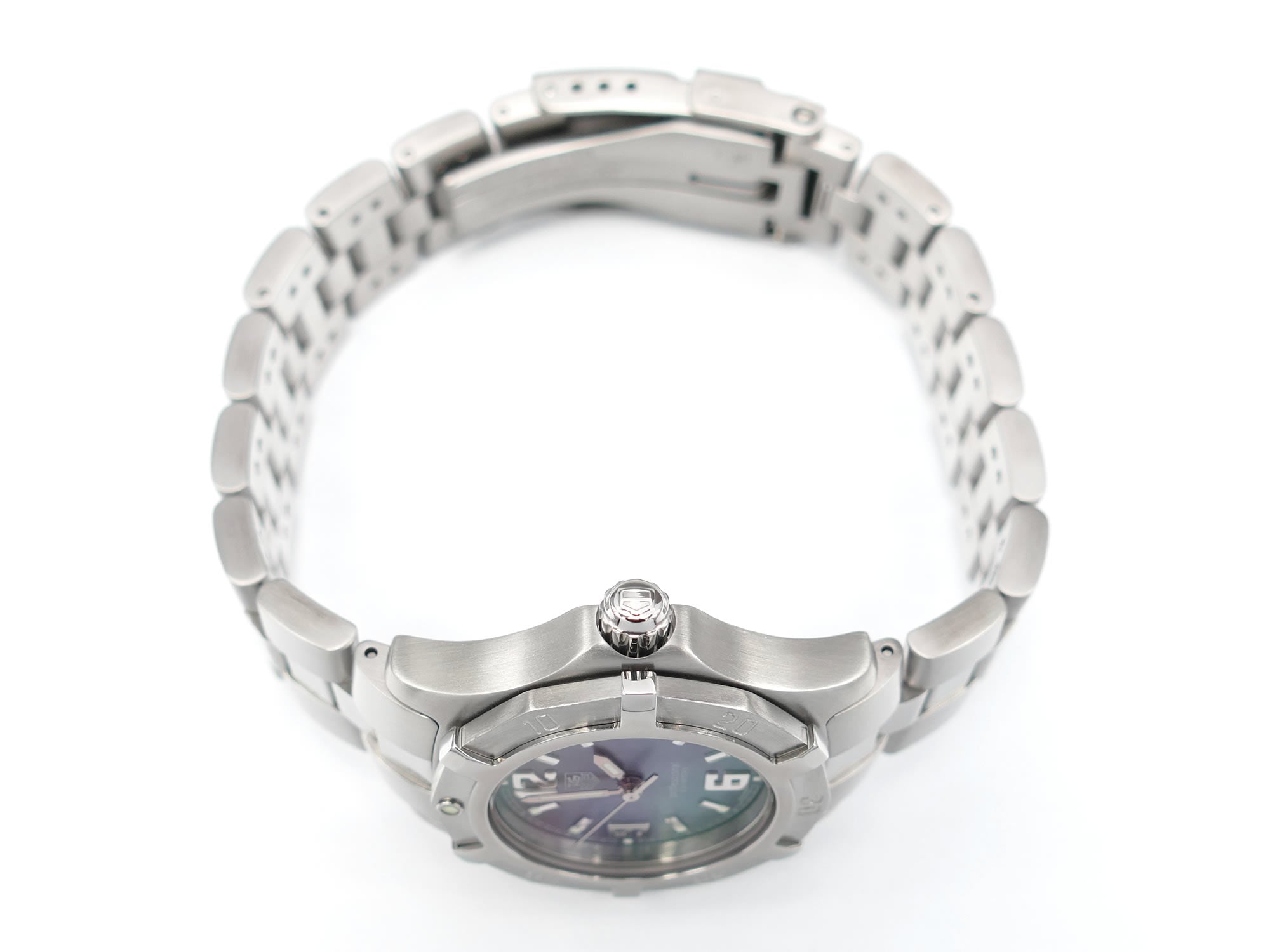 TAG Heuer 2000 Exclusive WN1318 stainless steel screw down crown