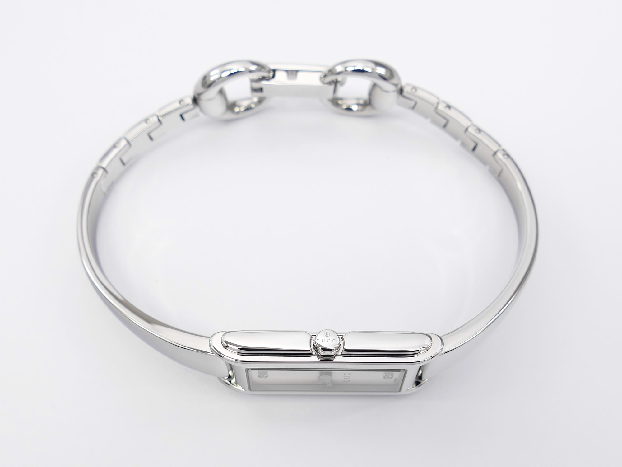 Gucci G-Line 109 stainless steel crown