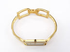 Gucci 1500L 18k Gold Plated crown with black cabochon