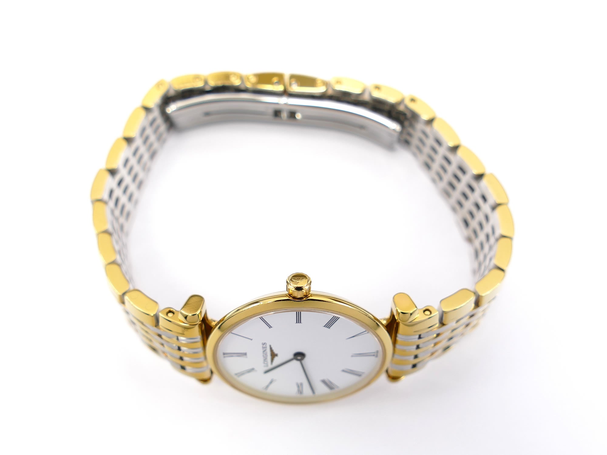 Longines La Grande Classique L4.209.2 Gold PVD crown