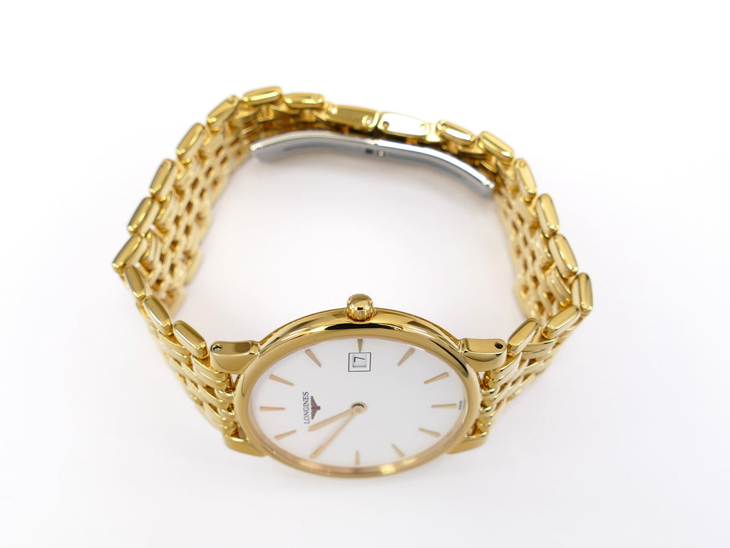 Longines La Grande Classique L5.632.2 Gold PVD crown