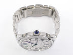 Cartier Ronde Must WSRN0035 stainless steel crown with sapphire cabochon