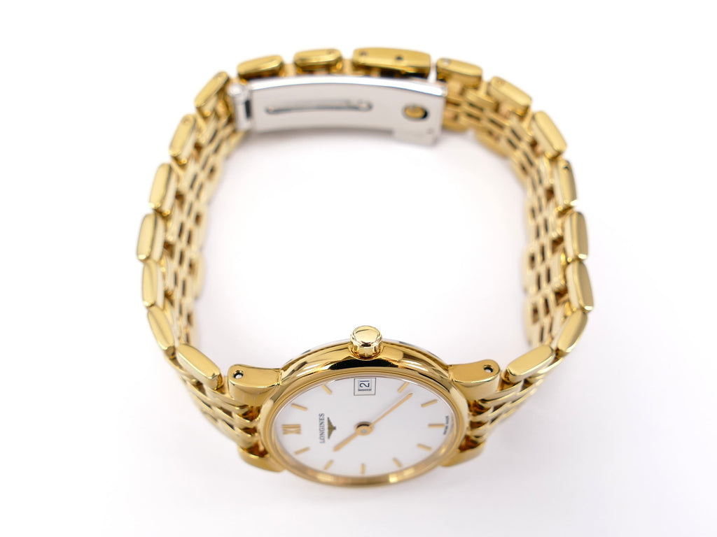 Longines La Grande Classique Elegance L5.132.2 Gold PVD crown