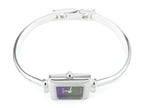 Gucci 1900L stainless steel crown with double G logo