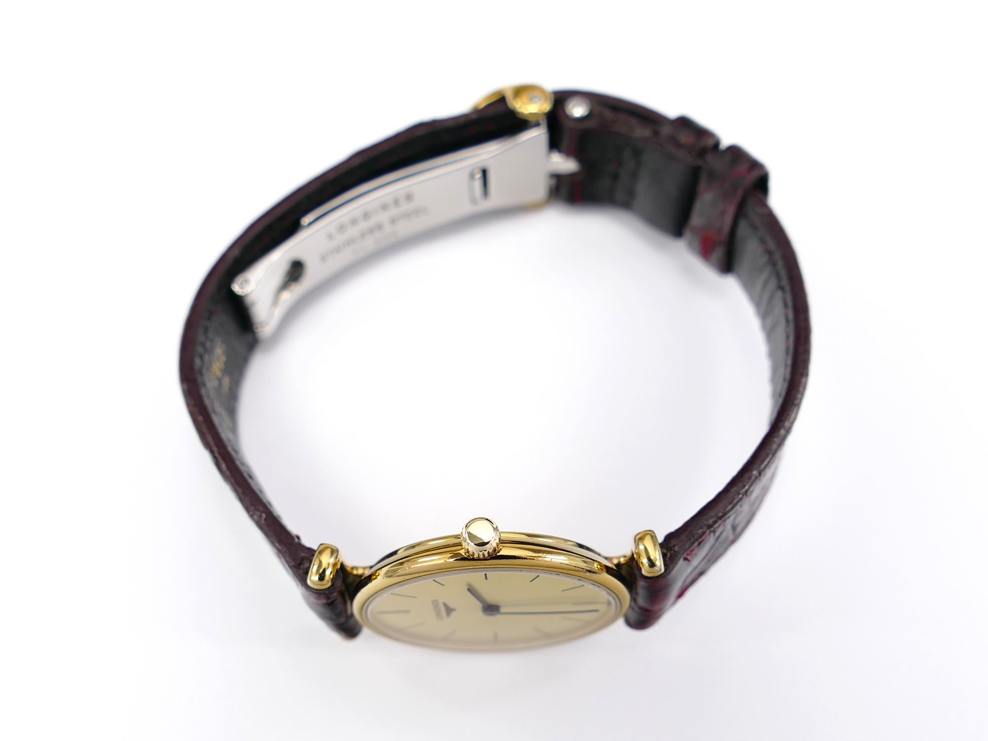 Longines La Grande Classique L4.135.2 Gold PVD crown