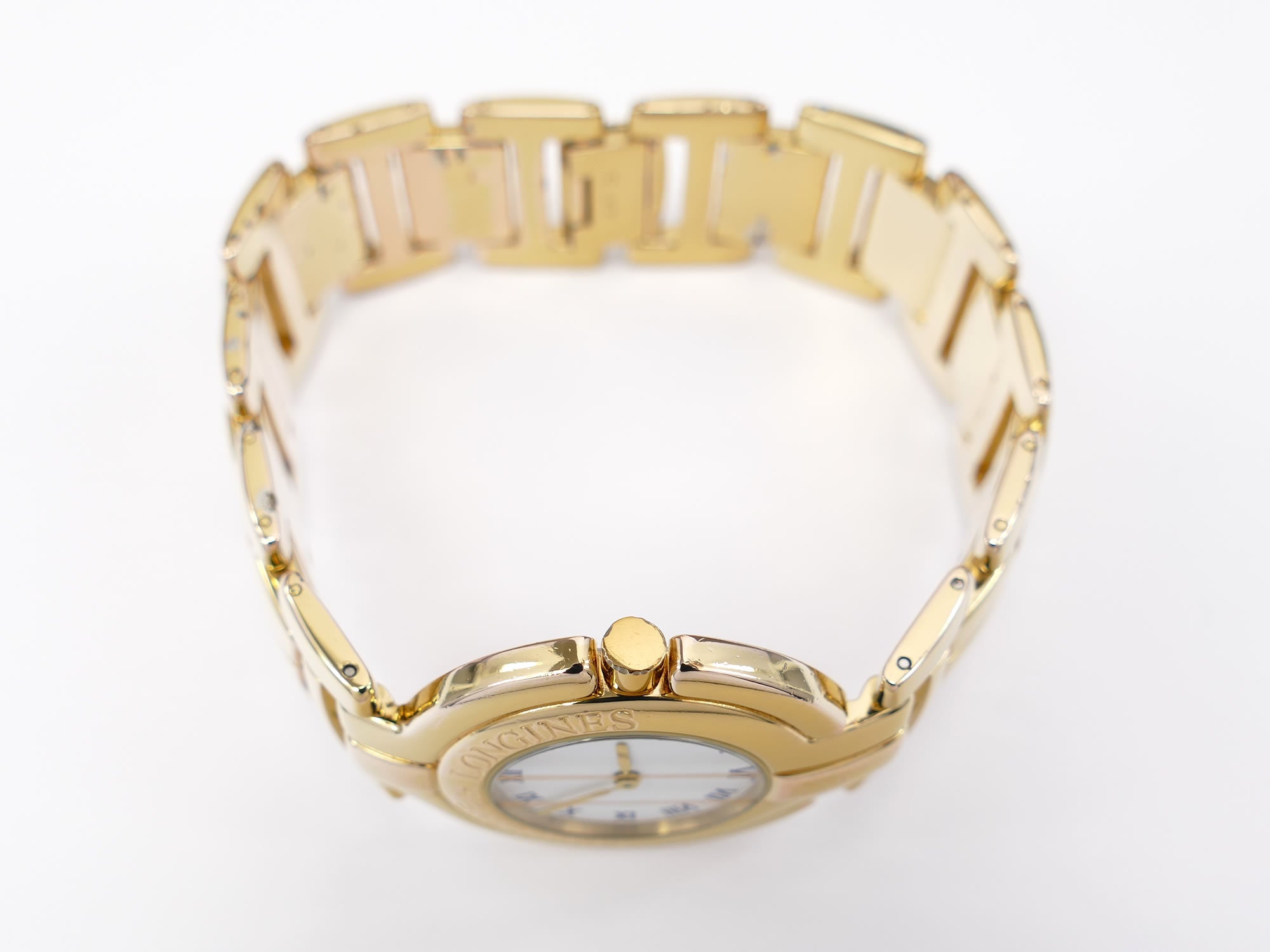 Longines Rodolphe Design 18k Gold Plated crown