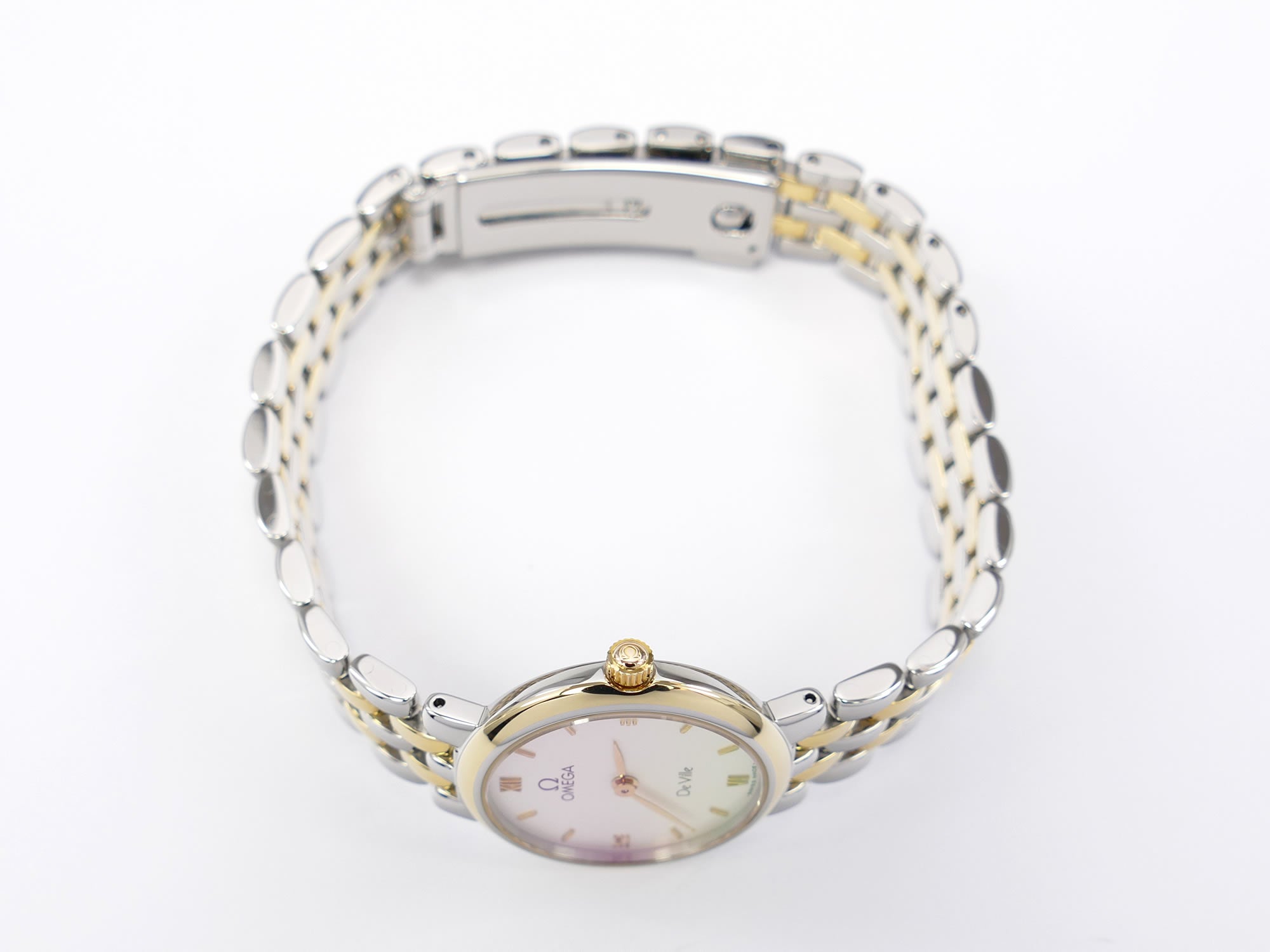 Omega De Ville 7260.33.00 18k Gold crown