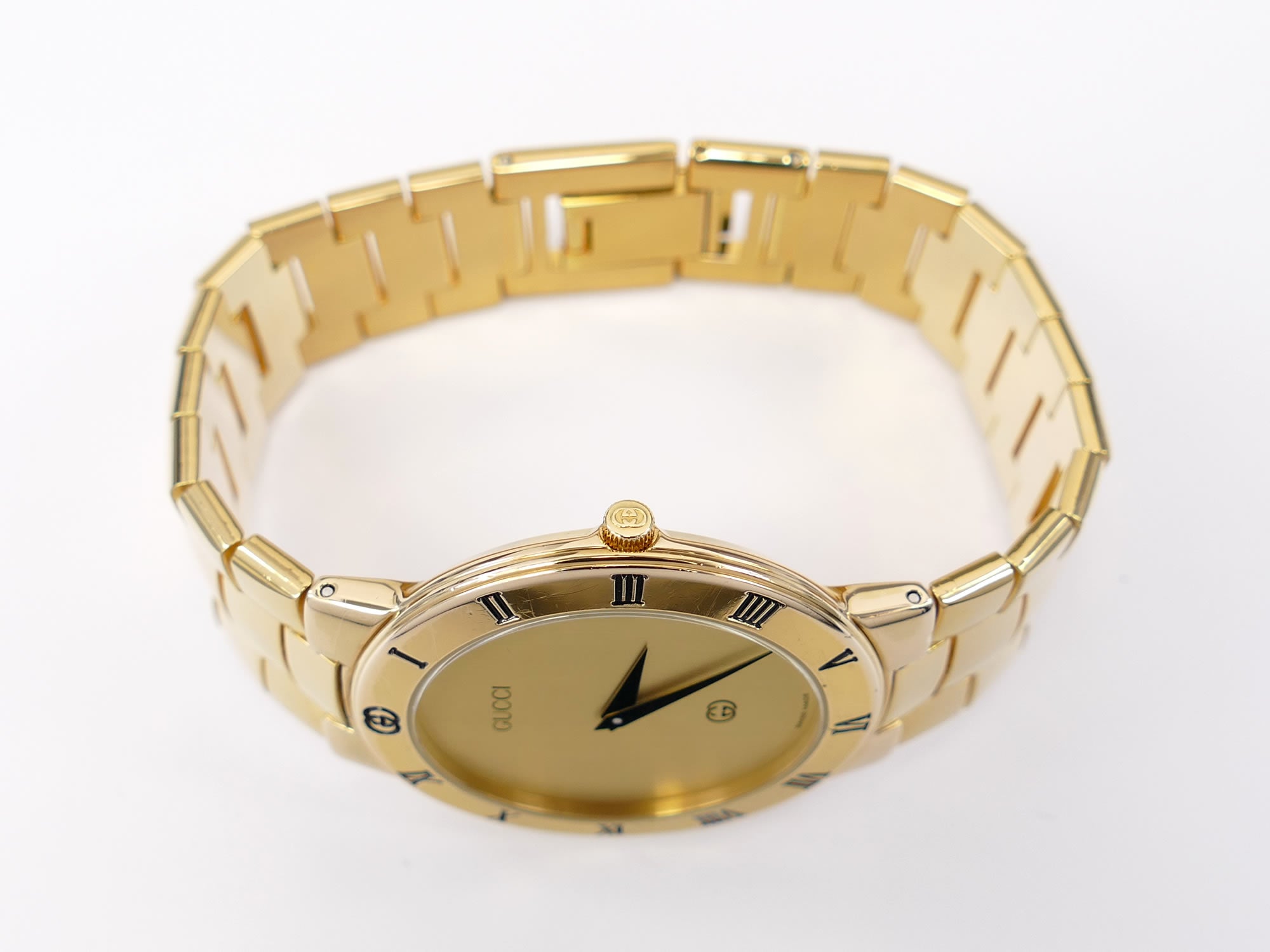 Gucci 3300M 18k Gold Plated crown