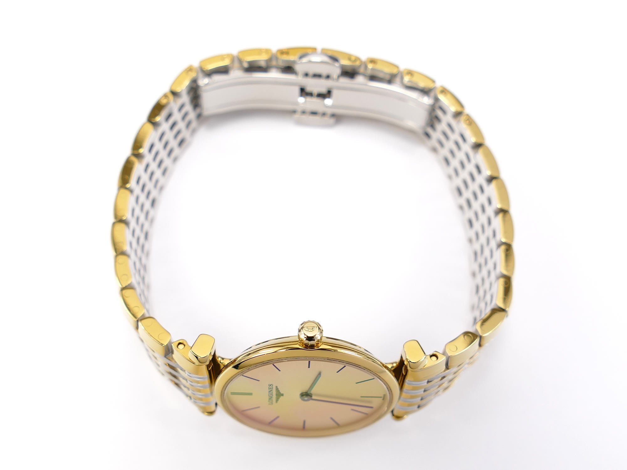 Longines La Grande Classique L4.209.2 Gold PVD crown