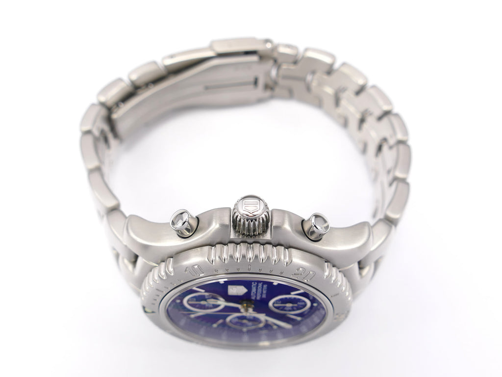 TAG Heuer Link CT2110 stainless steel screw down crown