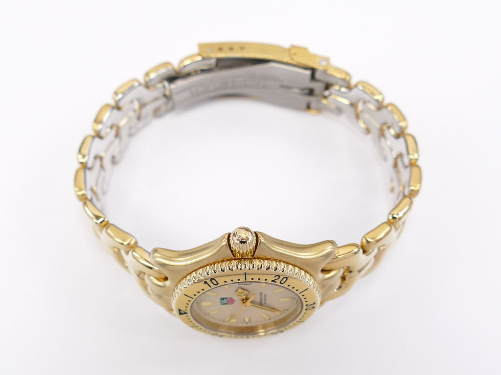 TAG Heuer SEL WG1330-2 18k Gold Plated screw down crown