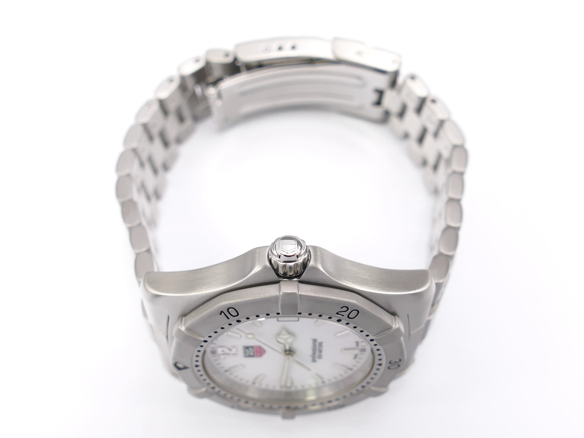 TAG Heuer 2000 Classic WK1111-0 stainless steel screw down crown