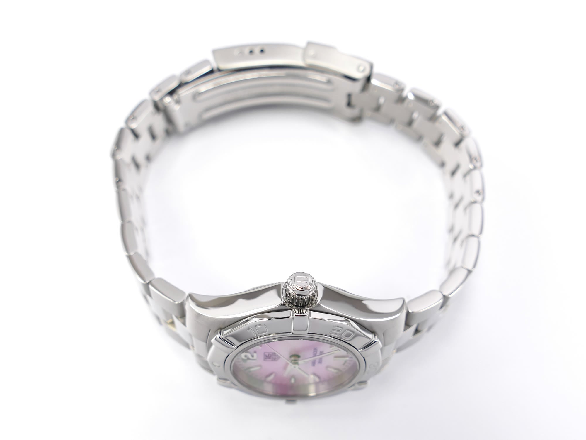 TAG Heuer Aquaracer WAF1418 stainless steel screw down crown