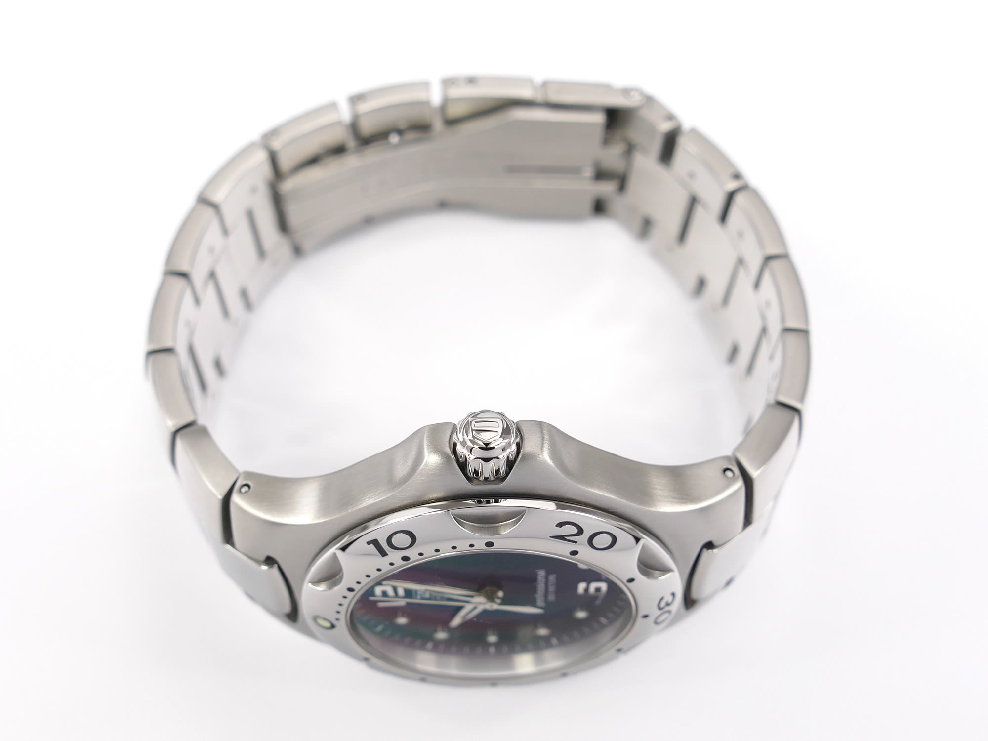 TAG Heuer Kirium WL111F stainless steel screw down crown