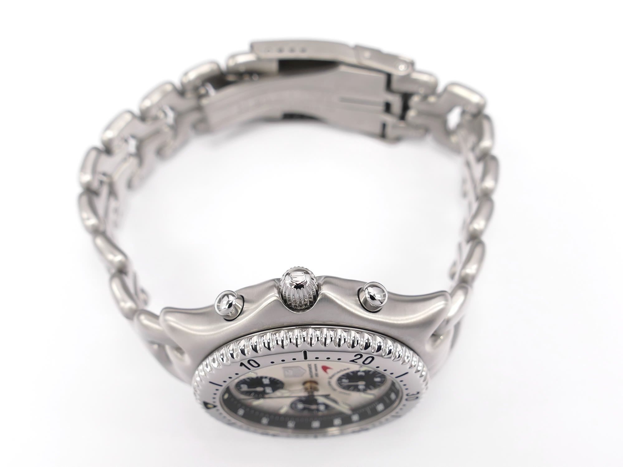 TAG Heuer SEL CG2113 stainless steel pushers & screw down crown