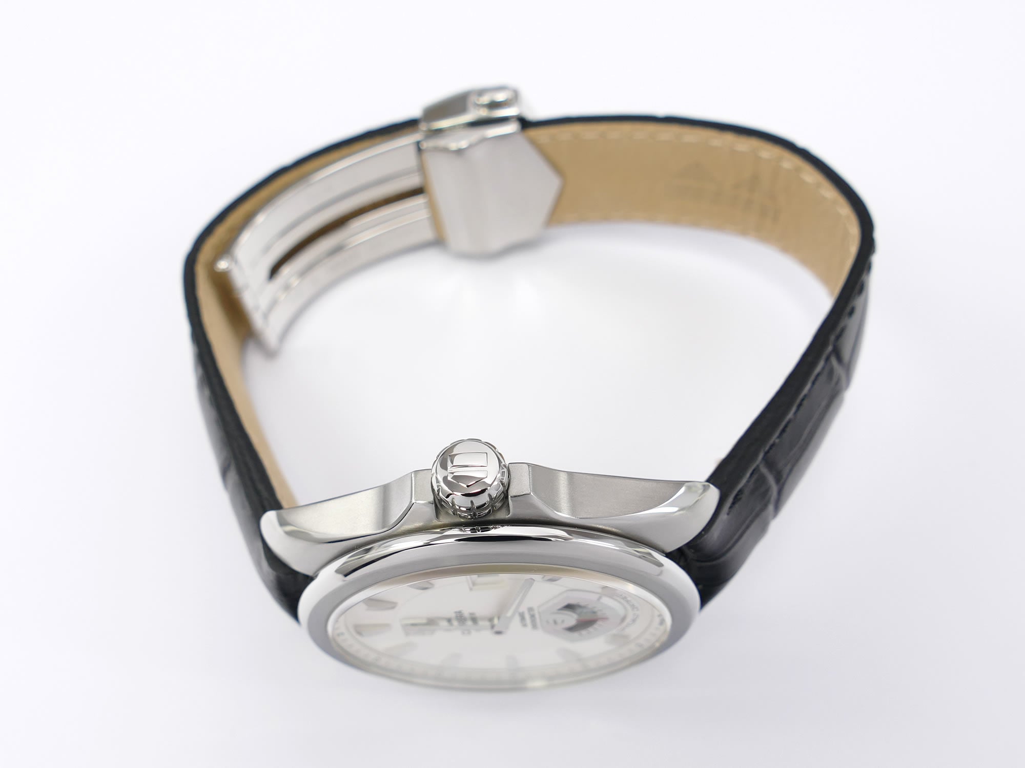 TAG Heuer Grand Carrera WAV511B stainless steel screw down crown