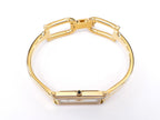 Gucci 1500L 18k Gold Plated crown with black cabochon